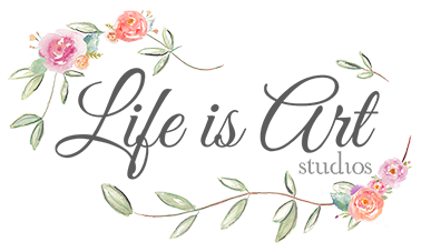 Life is Art Studios I By Jennifer Hall logo
